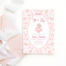 Search for pretty baby girl shower invitations Coquette