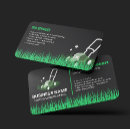 Search for black lawn business cards Care