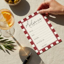 Search for bridal shower game advice cards Red