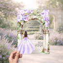 Search for lavender quinceanera invitations Violet