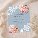 Search for lace floral invitations Pink