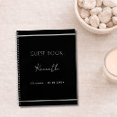 Search for retirement guest books Black and white