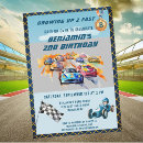 Search for growing up two fast birthday invitations Start your engines