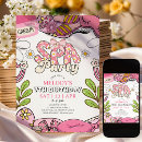 Search for spa party invitations Make up