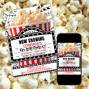 Search for movie night popcorn invitations Vintage