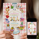 Search for alice wonderland invitations Tea for two