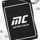 Search for cool golf towels Black and white