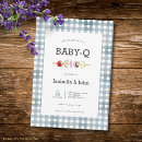 Search for barbecue baby shower invitations Bbq