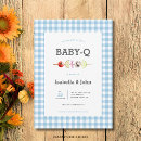 Search for cookout baby shower invitations Watercolor