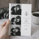 Search for photo strip save the dates Black and white