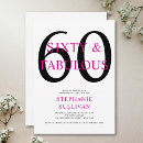 Search for sixty birthday invitations Sixty and fabulous