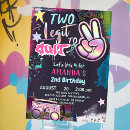 Search for 90s hip hop birthday invitations Two legit party