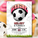 Search for soccer ball invitations Modern