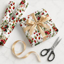 Search for strawberries wrapping paper Botanical