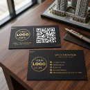 Search for matte black business cards Qr code