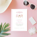 Search for pink umbrella invitations Pink and white