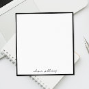 Search for monogram notepads Minimalist