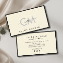 Search for signature business cards Black
