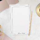 Search for black and white stationery paper Classic