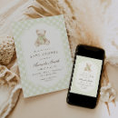 Search for plaid baby boy shower invitations Blue gingham