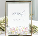 Search for floral wedding tabletop signs Elegant