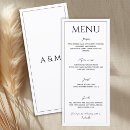 Search for black wedding menus Elegant