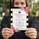 Search for red stripes invitations Black white stripes