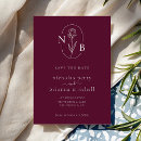 Search for burgundy save the dates Classy