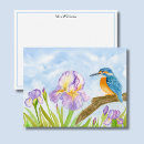 Search for iris horizontal note cards Watercolor