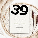 Search for 39th birthday invitations Celebration
