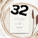 Search for 32nd birthday invitations Elegant