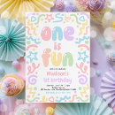 Search for colourful confetti invitations One is fun