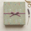 Search for green floral wrapping paper Wildflower