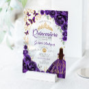 Search for purple quinceanera invitations 15th birthday