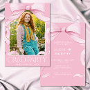 Search for bow invitations Pink and white