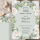 Search for floral 65th birthday invitations Classy