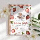 Search for strawberries birthday invitations Summer birthday party