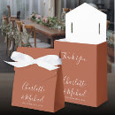 Search for autumn wedding favour boxes Burnt orange