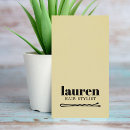 Search for black and yellow business cards Minimalist