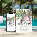 Search for zebra birthday invitations Wild one birthday