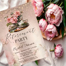 Search for retirement tea party invitations Floral
