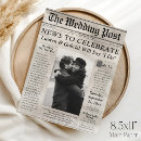 Search for newspaper wedding invitations Qr code