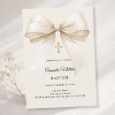 Search for neutral christening invitations Beige