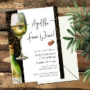 Search for fine wine invitations Watercolor