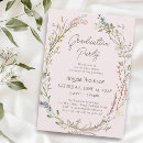 Search for botanical graduation invitations High school graduation