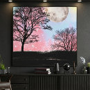 Search for pink sky canvas prints Watercolor