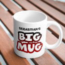 Search for big black mugs Novelty