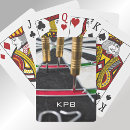 Search for monogrammed bridge playing cards Modern