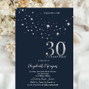 Search for male 30th birthday invitations Navy blue