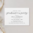 Search for calligraphy graduation invitations Minimalist
